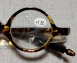 画像1: デザイン001　老眼鏡　度数+1.50　シニアグラス　リーディンググラス (1)