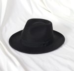 画像3: ボルサリーノ風ハット　帽子　つまみ　サイズL：57〜59cm (3)