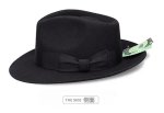 画像2: 予約注文納期約2週間　24010101　高品質　英国式フェドラ帽子　ウール100％　 (2)
