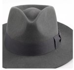 画像6: 予約注文納期約2週間　24010101　高品質　英国式フェドラ帽子　ウール100％　 (6)